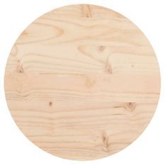 Dessus de table rond Ø30x3 cm bois de pin massif