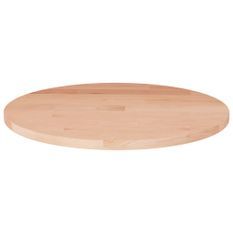 Dessus de table rond Ø40x1,5 cm Bois de chêne massif non traité