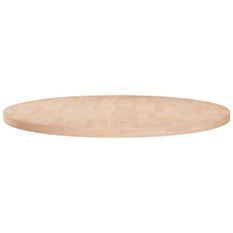 Dessus de table rond Ø70x2,5 cm Bois de chêne massif non traité