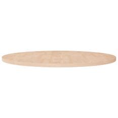 Dessus de table rond Ø90x2,5 cm Bois de chêne massif non traité