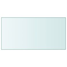 Dessus de table Transparent 50x100 cm Verre trempé