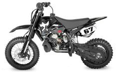 Dirt Bike 49cc NRG Racing hydraulique 12/10 automatique Kick starter noir