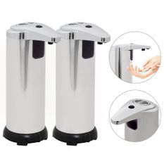 Distributeur automatique de savon 2 pcs Capteur IR 600 ml