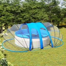Dôme de piscine ovale 620x410x205 cm