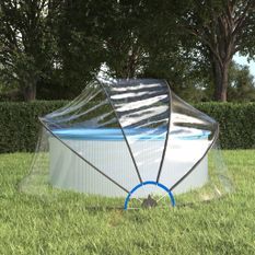 Dôme de piscine rond 315x158 cm PVC