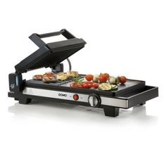 DOMO DO9238G Plancha-Gril 3 en 1  2200W - Noir