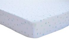 Drap housse bébé mousseline imprimé Flocon 60