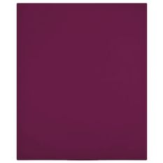 Drap-housse Jersey Bordeaux 140x200 cm Coton