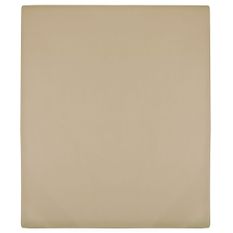 Drap-housse Jersey Taupe 90x200 cm Coton