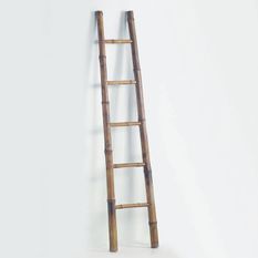 Échelle portante 5 niveaux bambou L 30 cm