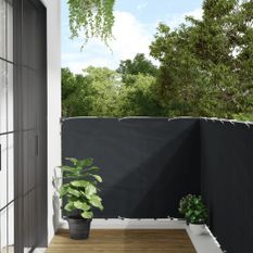 Écran d'intimité de jardin anthracite 600x120 cm PVC