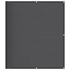 Écran de balcon anthracite 120x1000 cm 100% polyester oxford