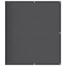 Écran de balcon anthracite 120x700 cm 100% polyester oxford