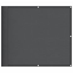 Écran de balcon anthracite 90x1000 cm 100% polyester oxford