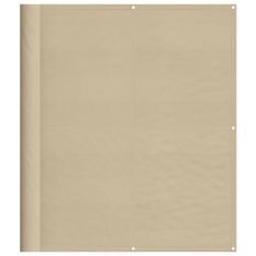 Écran de balcon beige 120x700 cm 100% polyester oxford