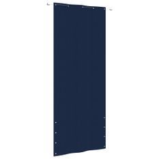 Écran de balcon Bleu 100x240 cm Tissu Oxford