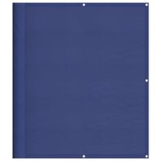 Écran de balcon bleu 120x700 cm 100% polyester oxford