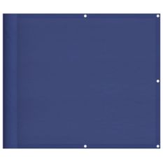 Écran de balcon bleu 90x800 cm 100% polyester oxford