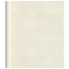 Écran de balcon crème 120x800 cm 100% polyester oxford