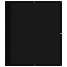 Écran de balcon noir 120x1000 cm 100% polyester oxford