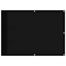 Écran de balcon noir 75x1000 cm 100% polyester oxford