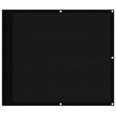 Écran de balcon noir 90x1000 cm 100% polyester oxford