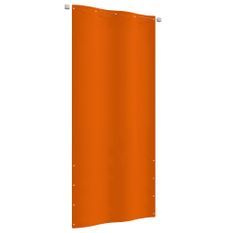 Écran de balcon Orange 100x240 cm Tissu Oxford