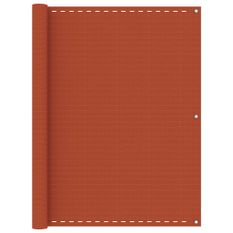 Écran de balcon Orange 120x500 cm PEHD