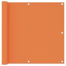 Écran de balcon Orange 90x300 cm Tissu Oxford