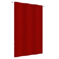 Écran de balcon Rouge 140x240 cm Tissu Oxford