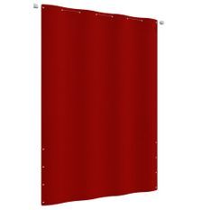 Écran de balcon Rouge 160x240 cm Tissu Oxford