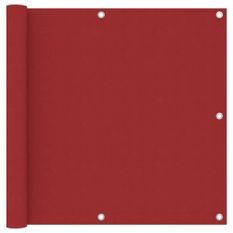Écran de balcon Rouge 90x300 cm Tissu Oxford