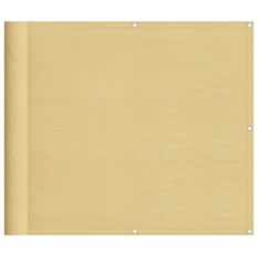 Écran de balcon sable 90x800 cm 100% polyester oxford