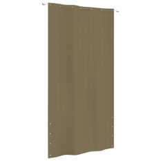 Écran de balcon Taupe 140x240 cm Tissu Oxford