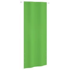 Écran de balcon Vert clair 100x240 cm Tissu Oxford