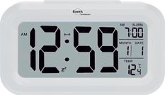 Elite Sveglia Digitale Con Luce Led Automatica (sensore Crepuscolare) - Bianco - Digital Alarm Clock With Automatic Led Light (twilight Sensor) - White DV201_W
