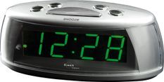 Elite Sveglia Led A Corrente (cavetto Usb E Spina Inclusi) - Argento - Led Alarm Clock Powered By Electricity (usb Cable And Plug Included) - Silver DV630_S