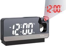 Elite Sveglia Led Con Proiezione Orario - Led Alarm Clock With Time Projection DV-670