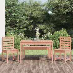 Ensemble à manger de jardin 4 pcs bois massif Douglas