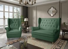 Ensemble canapé bergère LIZZI – 1 canapé et 1 fauteuil