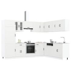 Ensemble d'armoires de cuisine 14 pcs Kalmar bois d'ingénierie