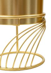 Ensemble de 2 supports de vase en spirale, ø 23 x 35 cm - 20 x 30 cm
