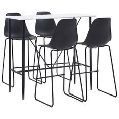 Ensemble de bar 5 pcs Plastique Noir 7