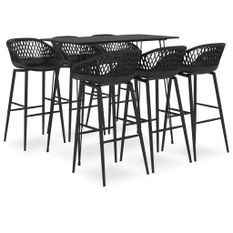 Ensemble de bar 7 pcs Noir 5