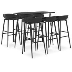 Ensemble de bar 7 pcs Noir 7