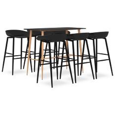 Ensemble de bar 7 pcs Noir 6