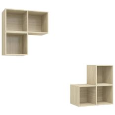 Ensemble de meuble TV 4 pcs Chêne sonoma 6