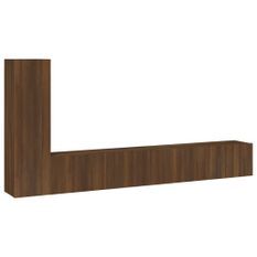 Ensemble de meubles TV 3 pcs Chêne marron Bois d'ingénierie