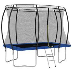 Ensemble de trampoline rectangulaire 274x183x76 cm 150 kg 2