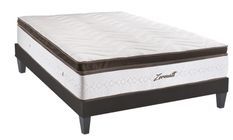 Ensemble matelas ferme 31 cm à mémoire de forme et sommier 30 cm Zermatt – Pour hôtels haut de gamme